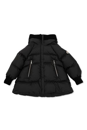 bomber in piuma d'oca nero MONCLER KIDS | J29541A0008754A81999